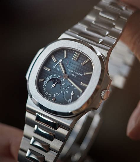 patek nautilus moonphase|patek philippe moonphase price.